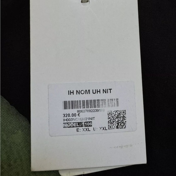 IH NOM UH NIT Paris Runway Division Printed T-Shirt In Black Sz XL - Picture 8 of 9